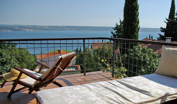 Croatia apartment sea view terrace